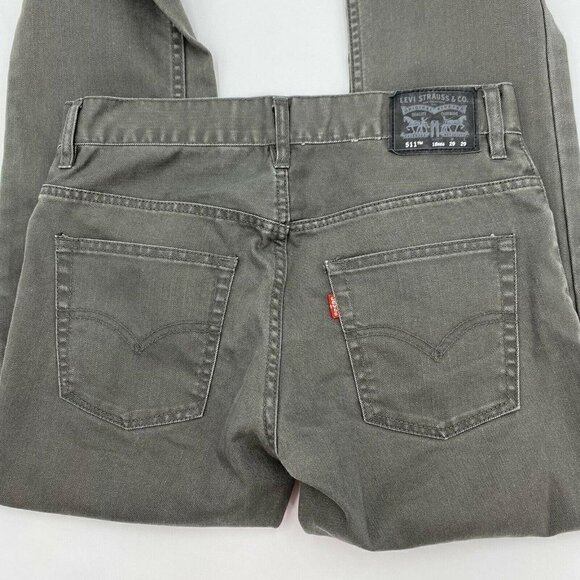 Levi’s 511 Slim Women’s Jeans Size 18 Regular 29x29 Dark Gray - Picture 8 of 8